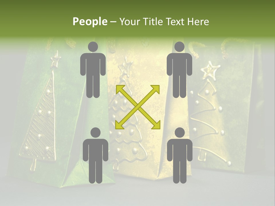 Christmas Bag Celebration PowerPoint Template