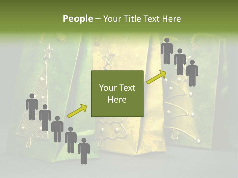 Christmas Bag Celebration PowerPoint Template