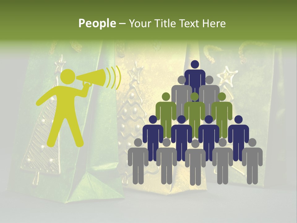 Christmas Bag Celebration PowerPoint Template