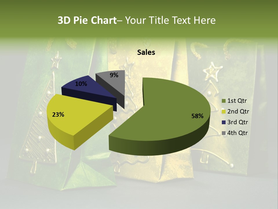 Christmas Bag Celebration PowerPoint Template