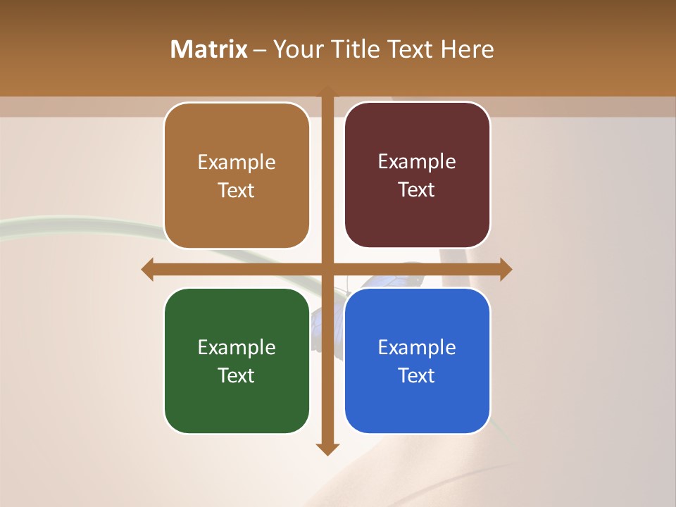 Butterfly Sensuality Purity PowerPoint Template