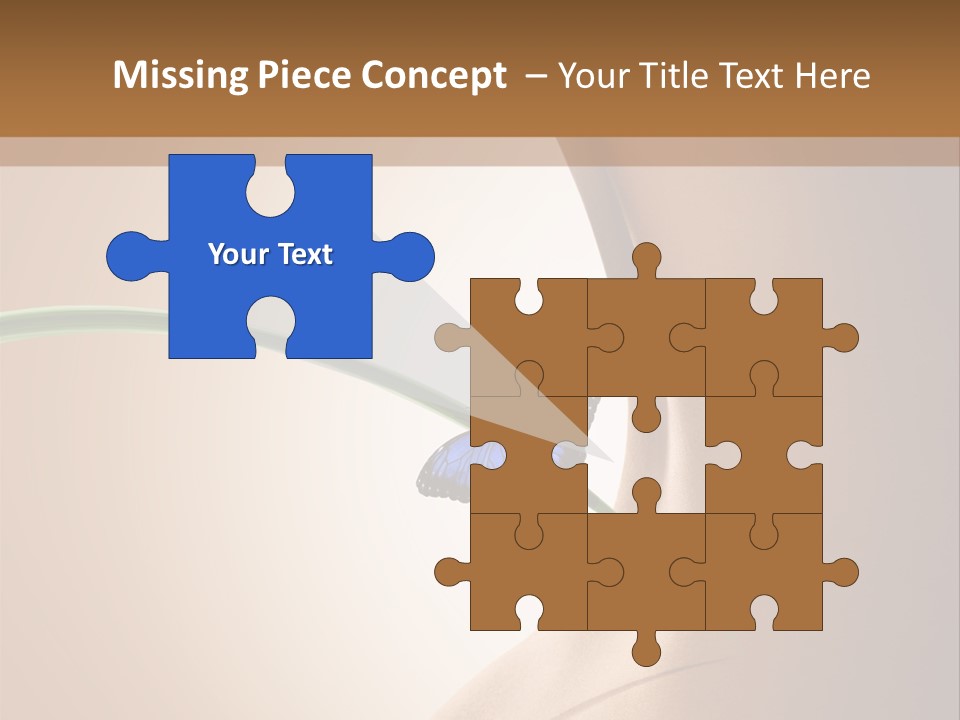 Butterfly Sensuality Purity PowerPoint Template