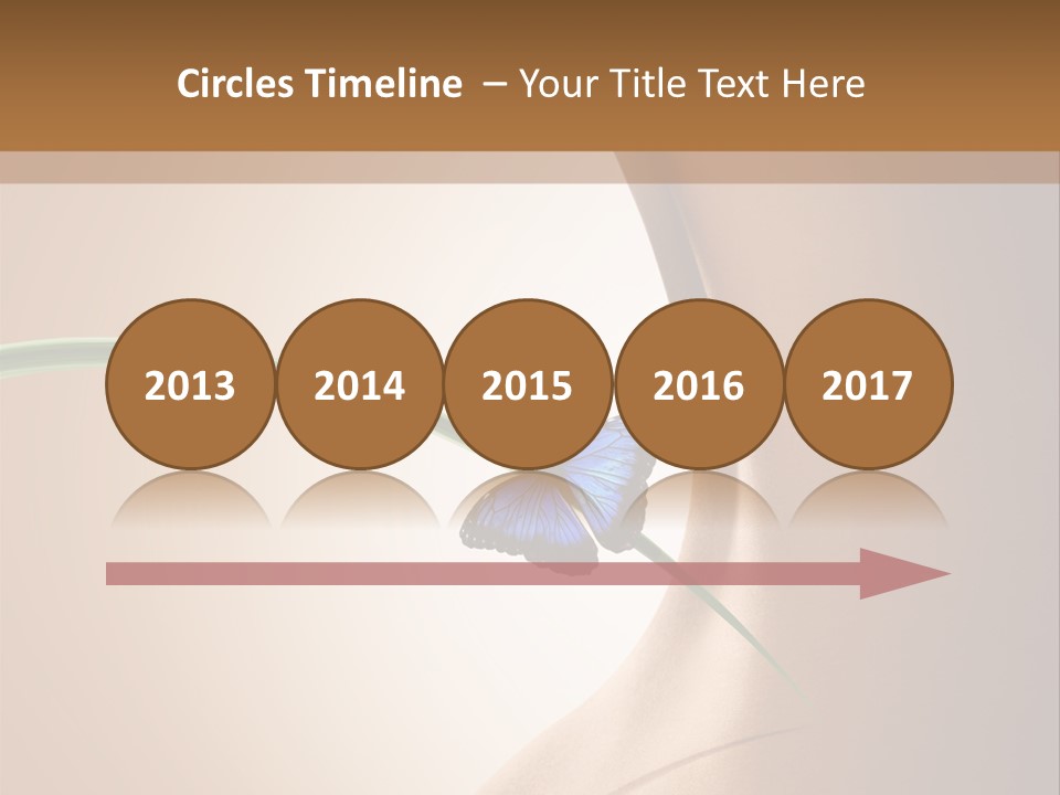 Butterfly Sensuality Purity PowerPoint Template