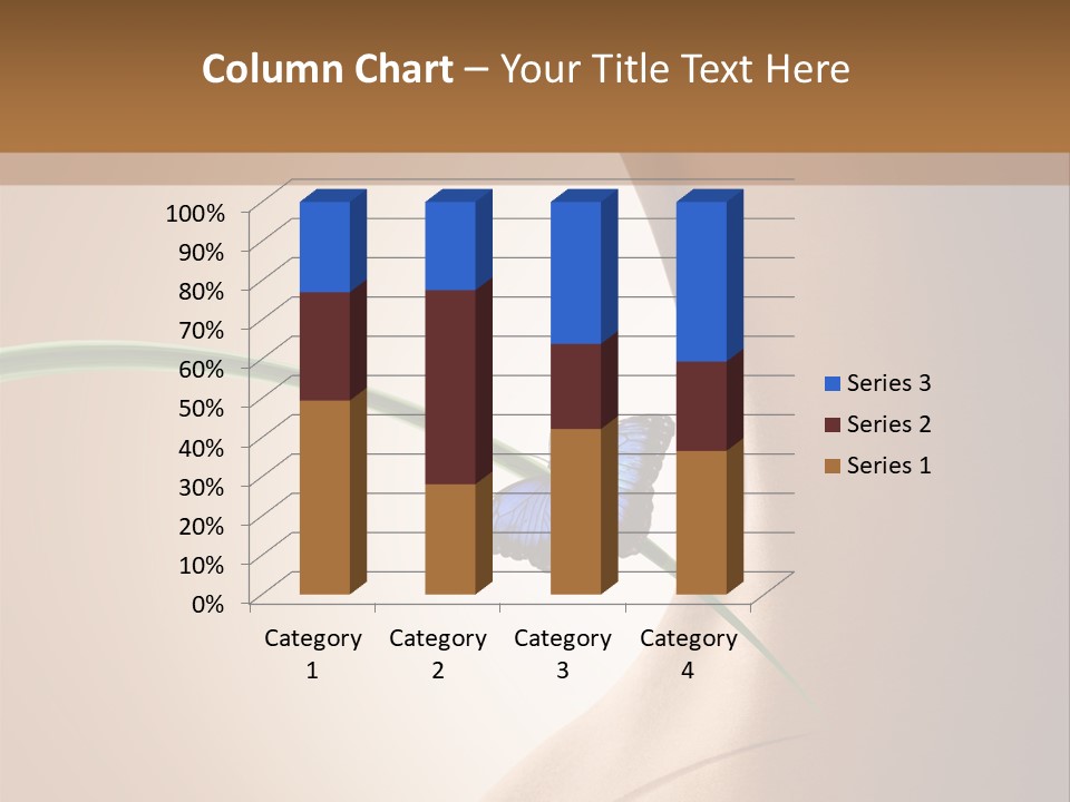 Butterfly Sensuality Purity PowerPoint Template