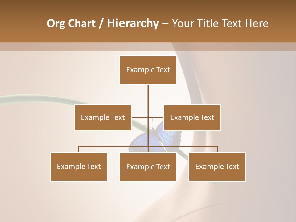 Butterfly Sensuality Purity PowerPoint Template