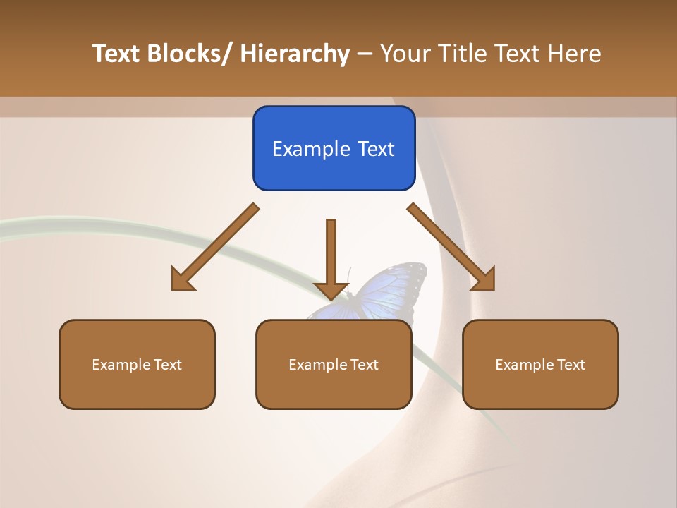 Butterfly Sensuality Purity PowerPoint Template