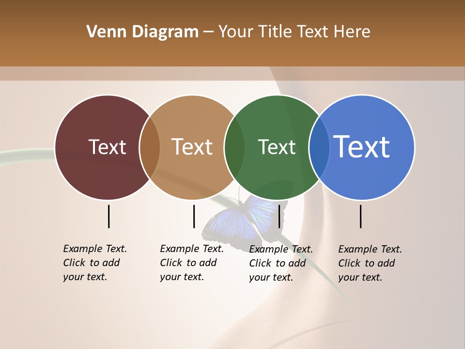 Butterfly Sensuality Purity PowerPoint Template
