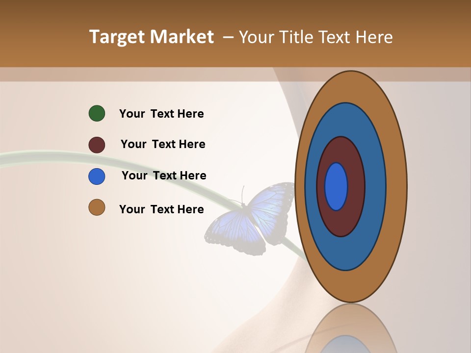 Butterfly Sensuality Purity PowerPoint Template