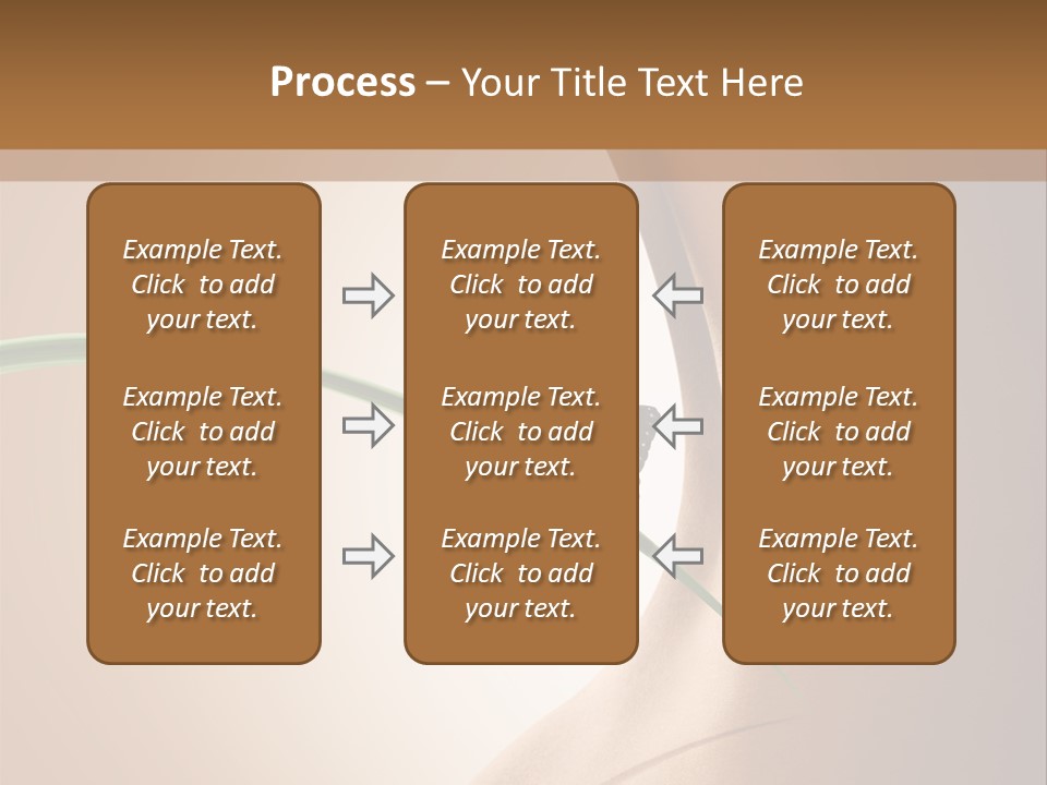 Butterfly Sensuality Purity PowerPoint Template