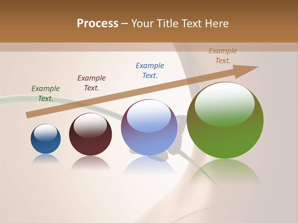 Butterfly Sensuality Purity PowerPoint Template