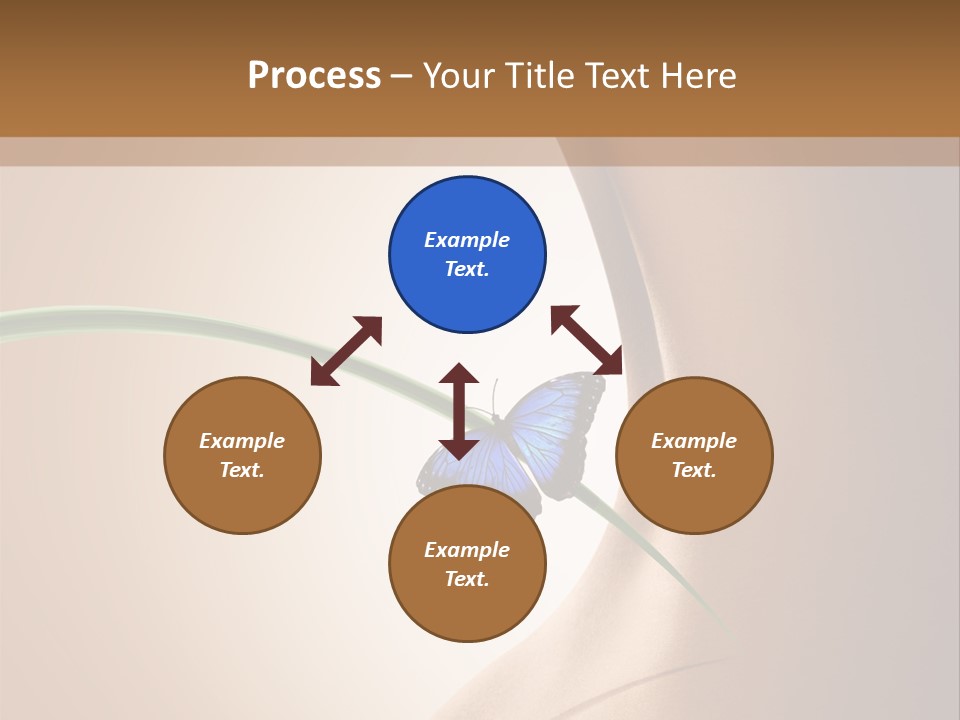 Butterfly Sensuality Purity PowerPoint Template