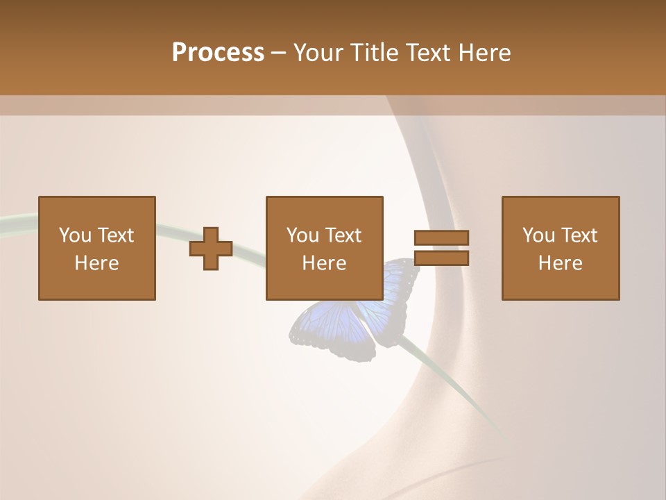 Butterfly Sensuality Purity PowerPoint Template
