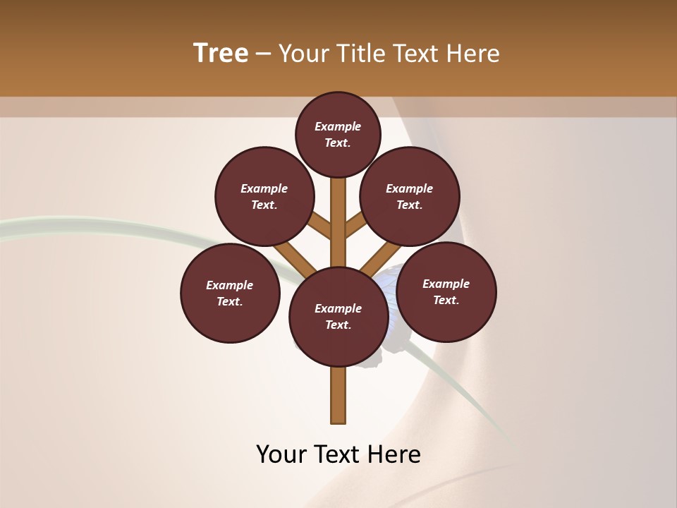 Butterfly Sensuality Purity PowerPoint Template