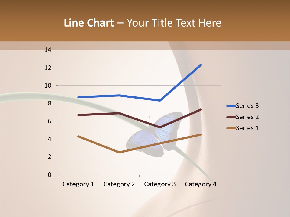 Butterfly Sensuality Purity PowerPoint Template