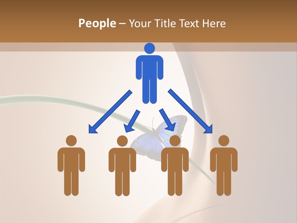 Butterfly Sensuality Purity PowerPoint Template