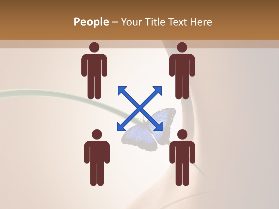 Butterfly Sensuality Purity PowerPoint Template