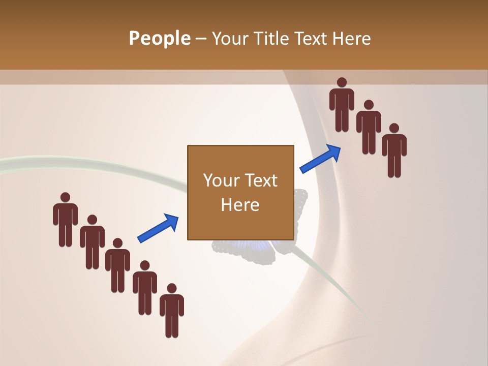 Butterfly Sensuality Purity PowerPoint Template