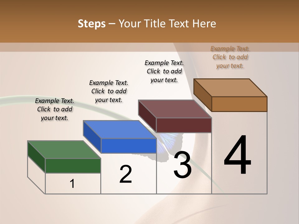Butterfly Sensuality Purity PowerPoint Template