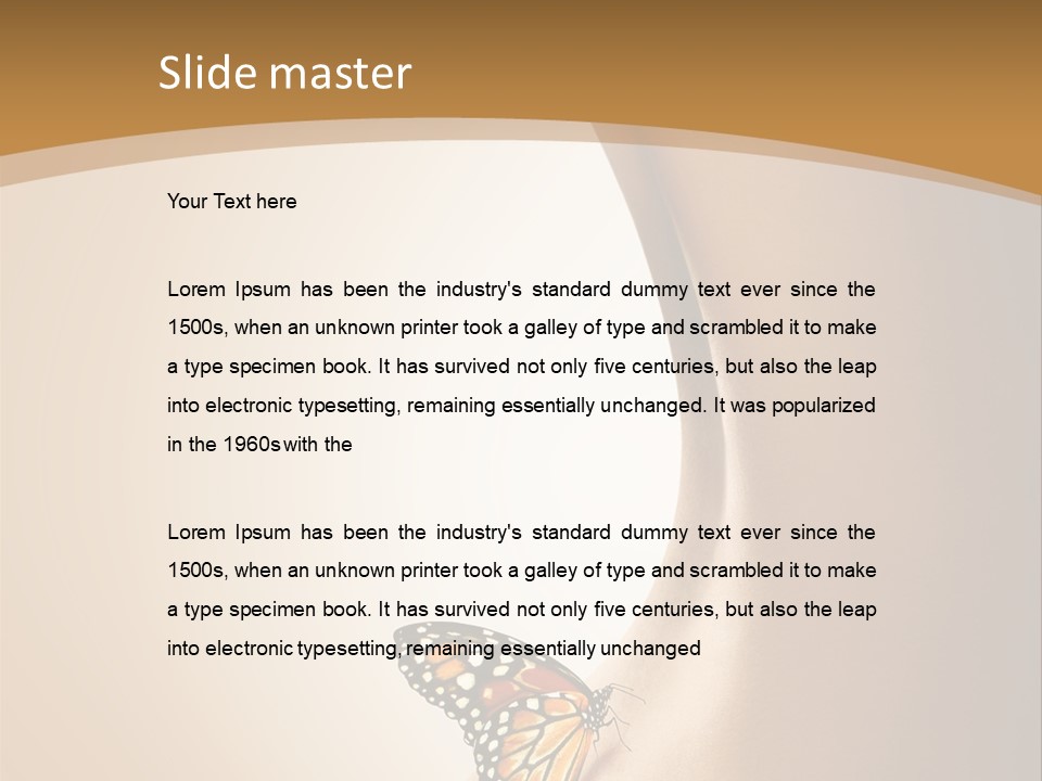 Woman Holistic Girl PowerPoint Template