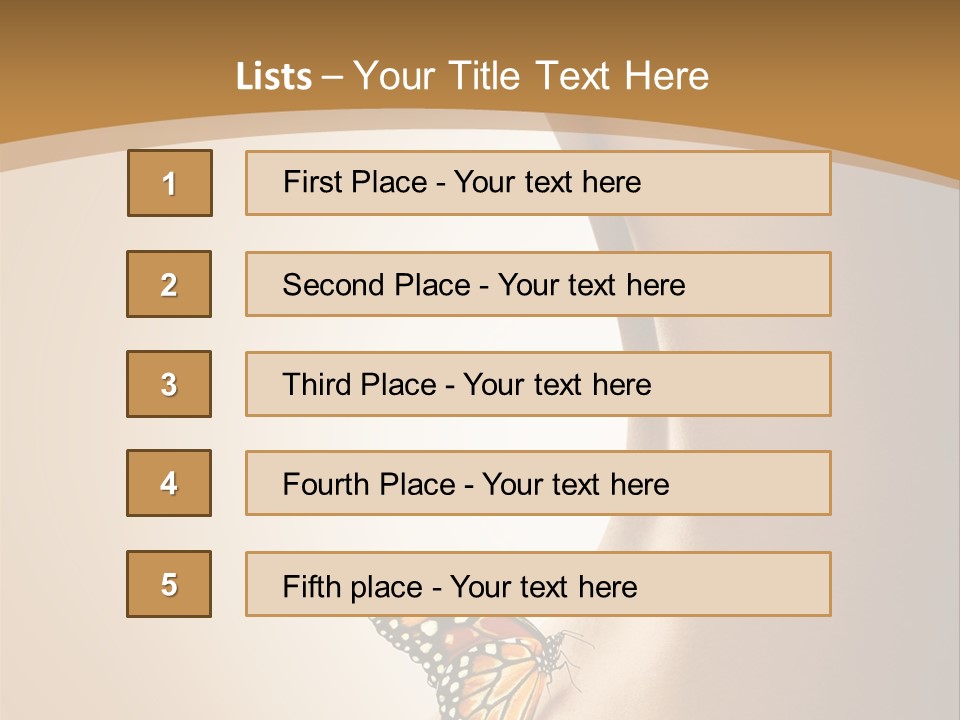Woman Holistic Girl PowerPoint Template