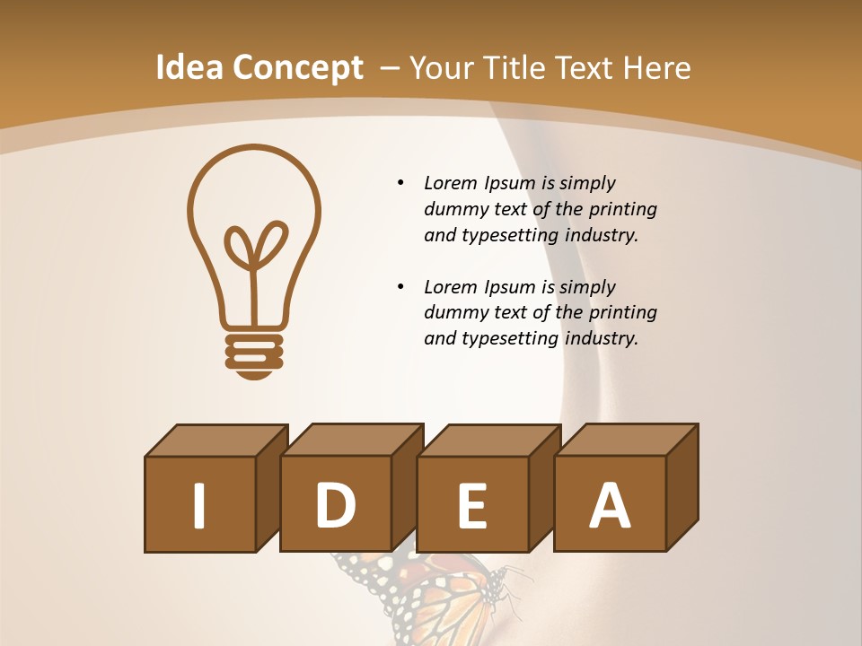 Woman Holistic Girl PowerPoint Template