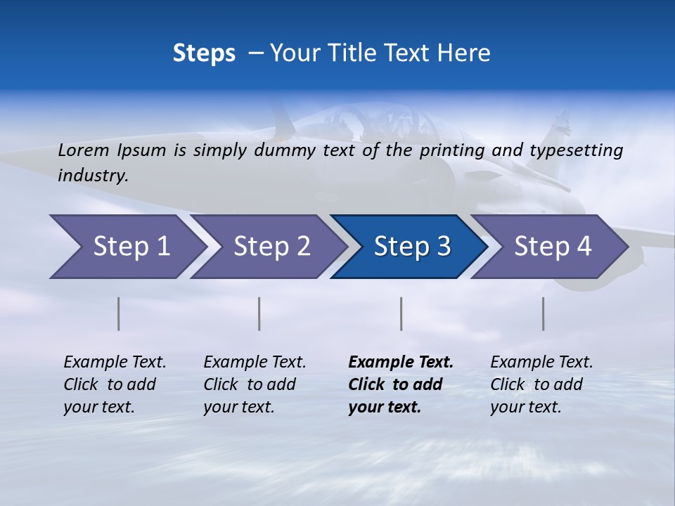 Air Business Speed PowerPoint Template