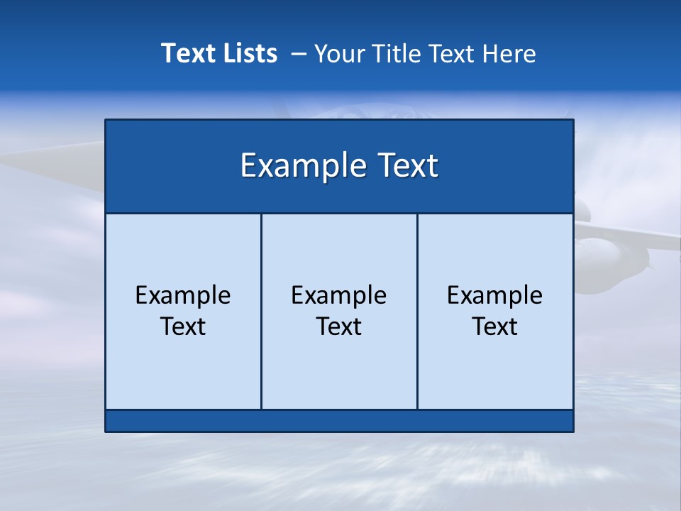 Air Business Speed PowerPoint Template