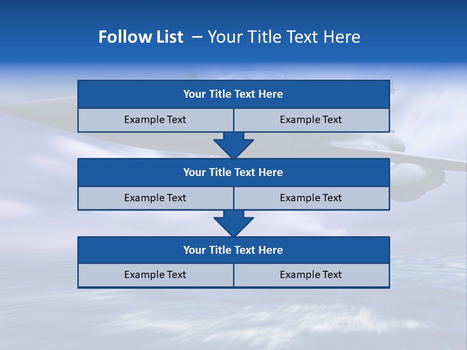 Air Business Speed PowerPoint Template