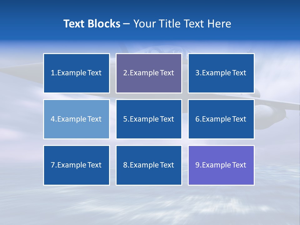 Air Business Speed PowerPoint Template
