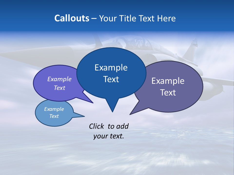 Air Business Speed PowerPoint Template