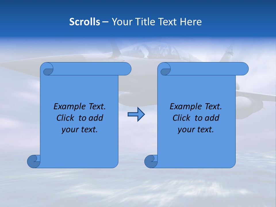 Air Business Speed PowerPoint Template
