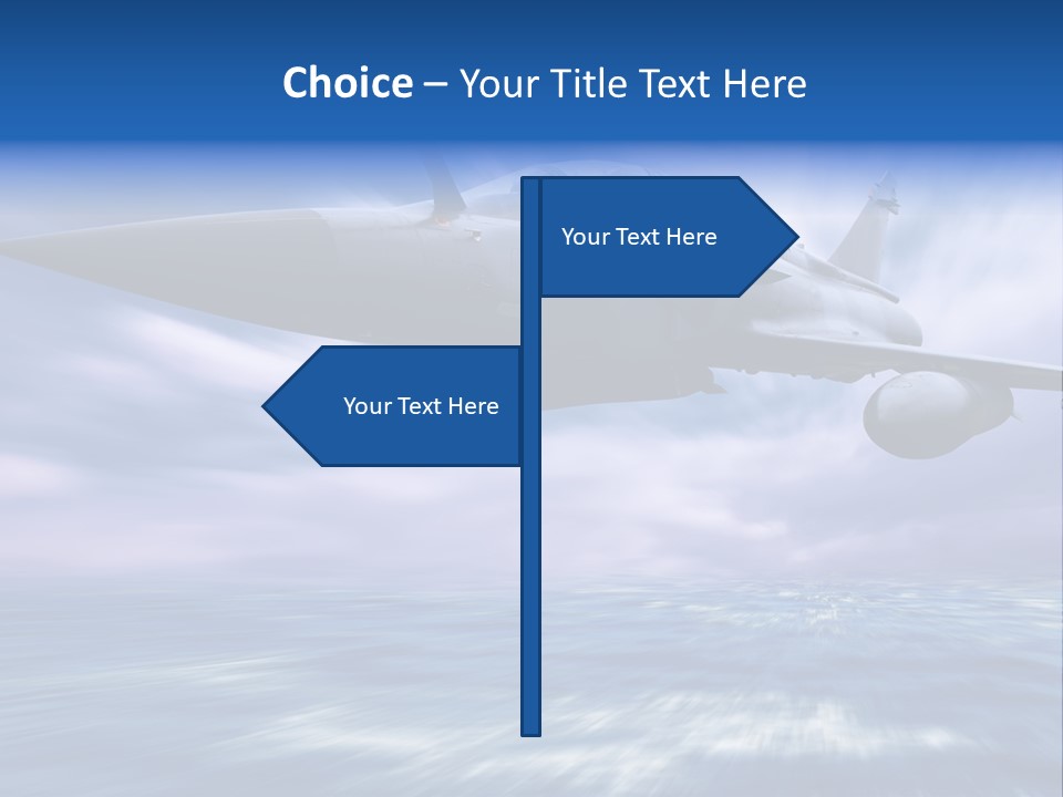 Air Business Speed PowerPoint Template