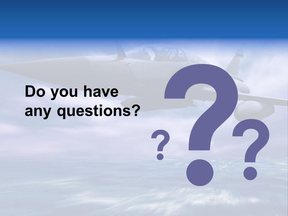 Air Business Speed PowerPoint Template