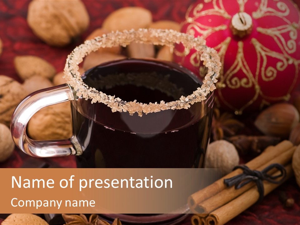 Star Anise Spice Ornate PowerPoint Template