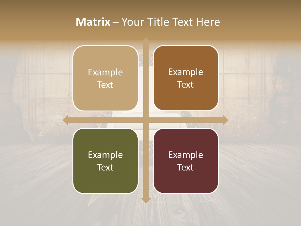 Room Luxury Seat PowerPoint Template