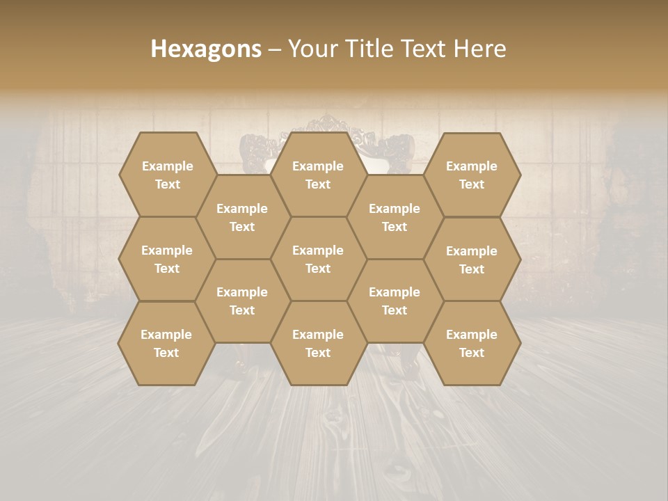 Room Luxury Seat PowerPoint Template