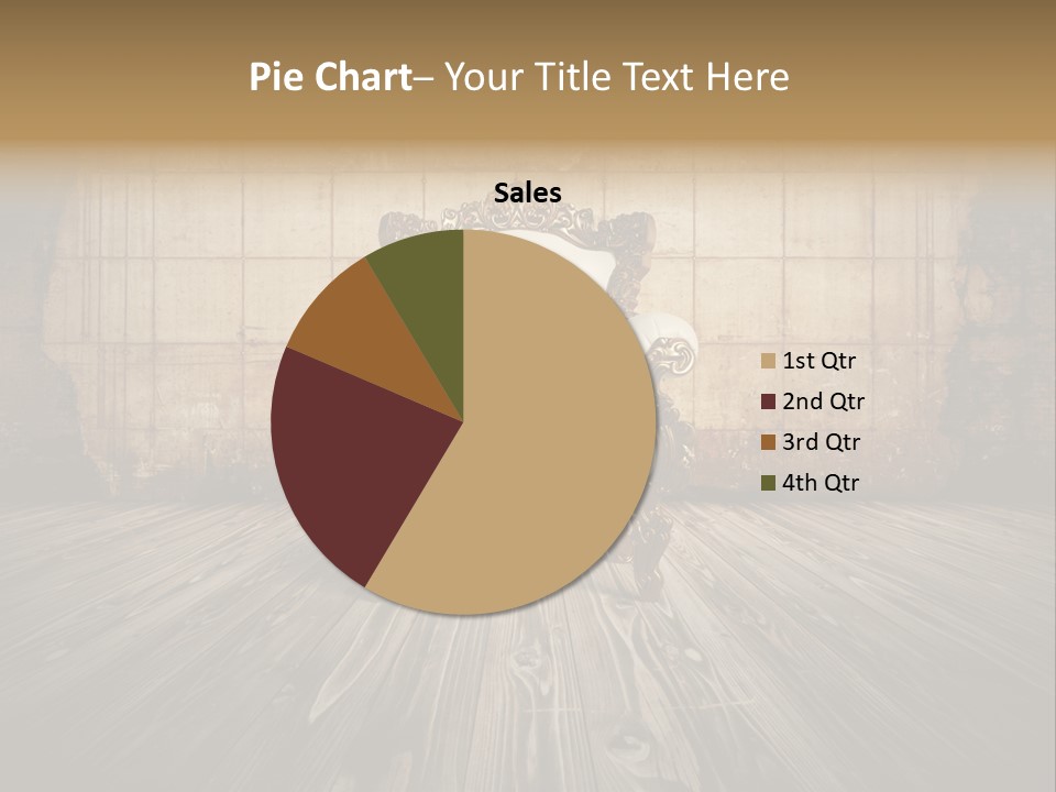 Room Luxury Seat PowerPoint Template