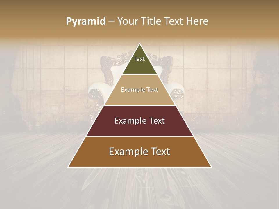 Room Luxury Seat PowerPoint Template