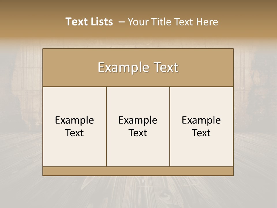 Room Luxury Seat PowerPoint Template