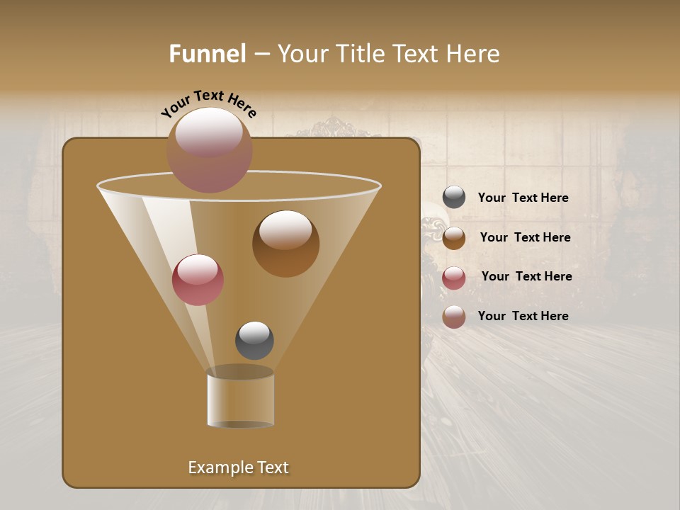 Room Luxury Seat PowerPoint Template