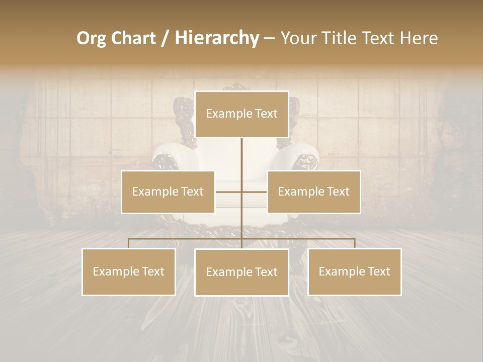 Room Luxury Seat PowerPoint Template