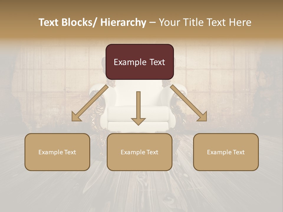 Room Luxury Seat PowerPoint Template