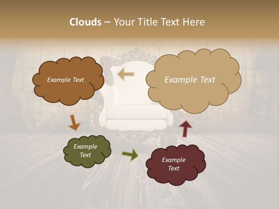 Room Luxury Seat PowerPoint Template