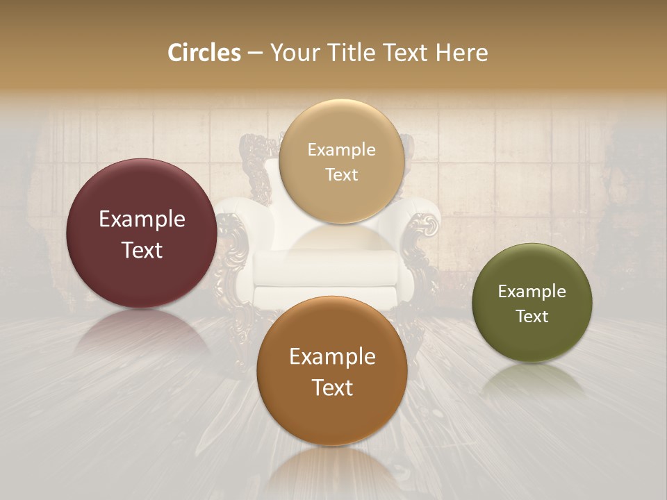 Room Luxury Seat PowerPoint Template