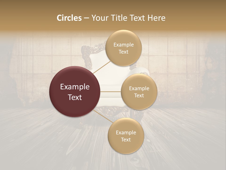 Room Luxury Seat PowerPoint Template