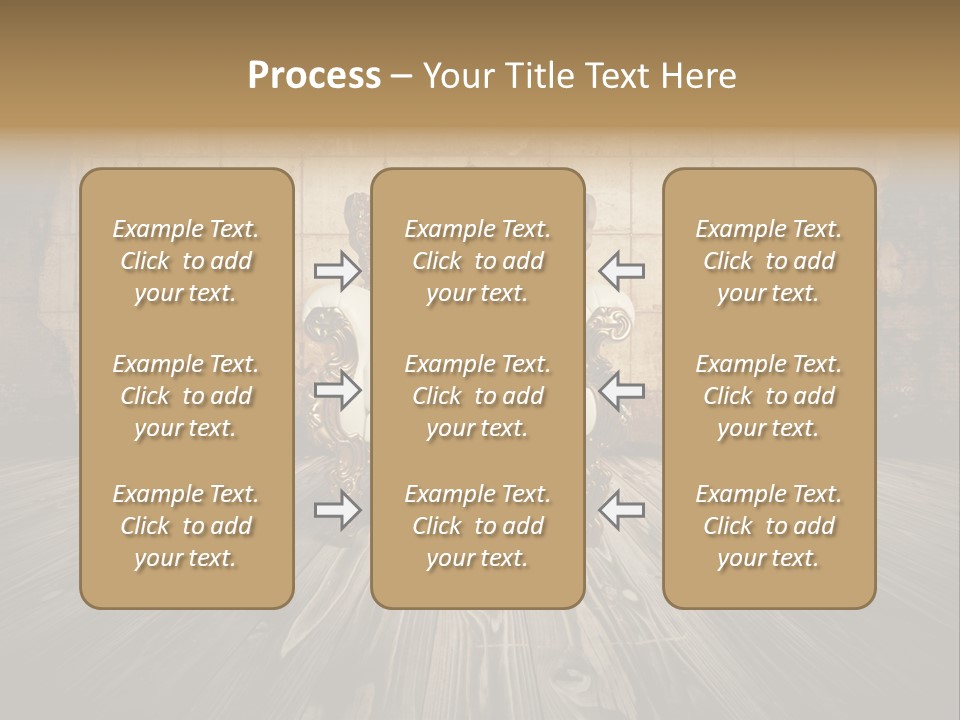 Room Luxury Seat PowerPoint Template
