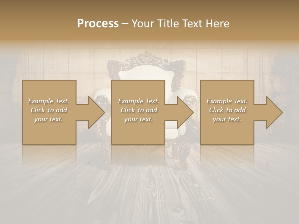 Room Luxury Seat PowerPoint Template