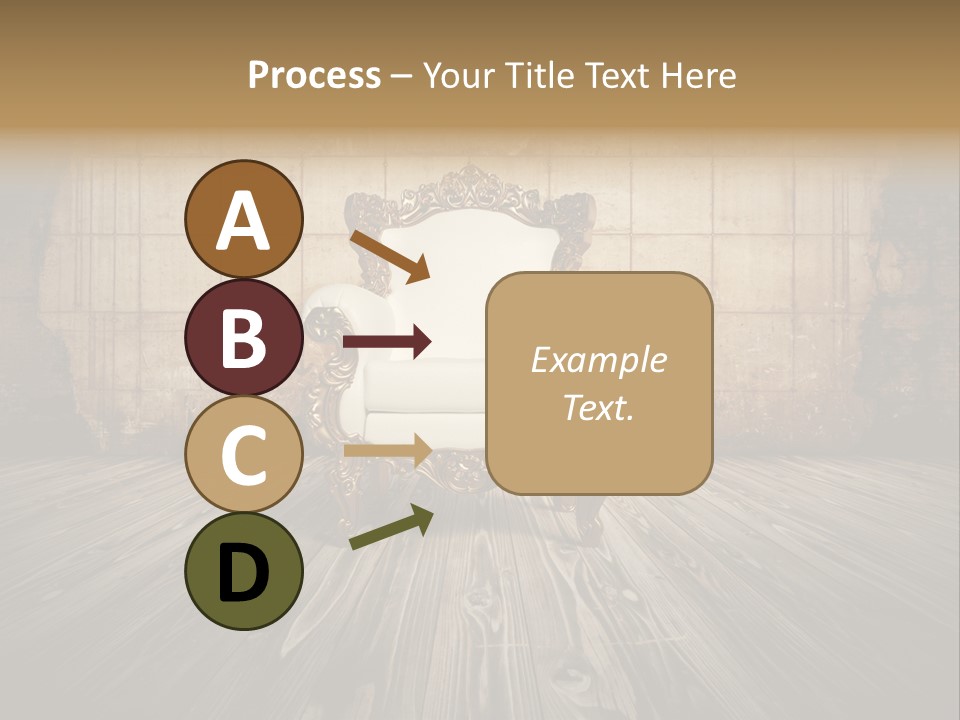 Room Luxury Seat PowerPoint Template