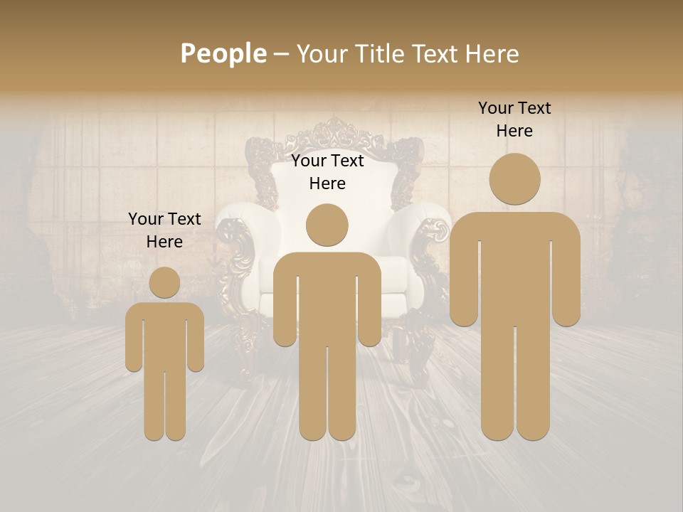 Room Luxury Seat PowerPoint Template