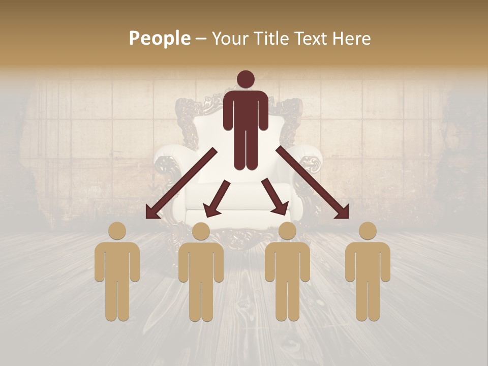 Room Luxury Seat PowerPoint Template